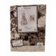 SET CUCINA ARREDO COTONE PANAMA STAMPATO BLOSSOM PREZIOSA GREMBIULE