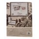 SET CUCINA ARREDO COTONE PANAMA STAMPATO BLOSSOM PREZIOSA RUNNER