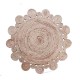 TAPPETO JUTA TONDO 100CM RAJA SAGOMATO LOVELY SHABBY GITIESSE