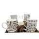 SET 12 TAZZE MUG CERAMICA ESSENTIAL LOVELY HOME