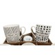 SET 12 TAZZE MUG CERAMICA ESSENTIAL LOVELY HOME