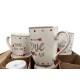 SET 12 TAZZE MUG CERAMICA POIS LOVELY HOME