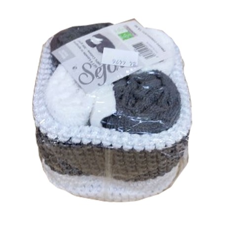 SET 4 PEZZI LAVETTE SPUGNA 30X30CM UNCINETTO SEFORA