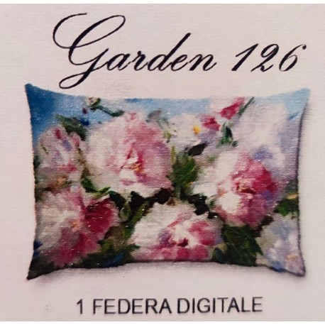 FEDERA CUSCINO COTONE DIGITALE GARDEN 126 IMBERTI