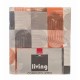 COMPLETO LENZUOLA COTONE VINTAGE LIVING IMBERTI ARANCIO
