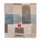 COMPLETO LENZUOLA COTONE VINTAGE LIVING IMBERTI BLU