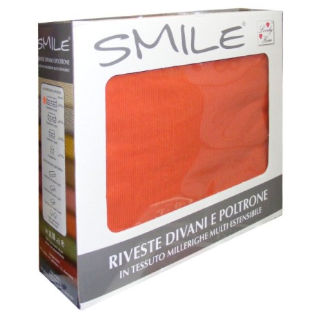 COPRIDIVANO MILLERIGHE SMILE LOVELY HOME ARANCIO