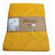 TRAPUNTINO MATRIMONIALE TERMOSALDATO MICROFIBRA INTRECCI LOVELY HOME GIALLO