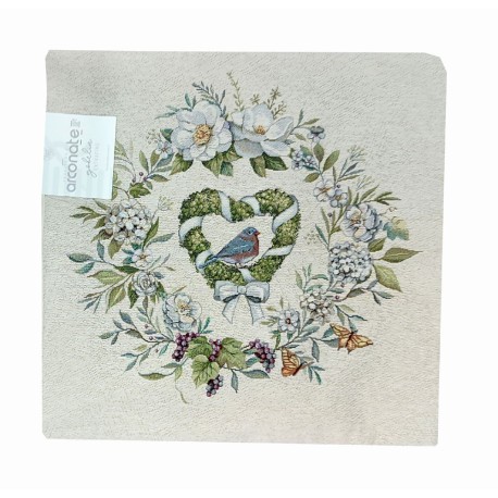 CENTRO RUNNER FODERA CUSCINO GOBELIN GIARDINO TAA ARCONATE
