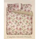 2 PEZZI COMPLETO LENZUOLA MATRIMONIALE COTONE PERCALLE ROSSINI ORCHIDEE HOME SWEET HOME