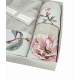 SET 5 PEZZI SPUGNA 2 ASCIUGAMANI + 2 OSPITE + 1 TELO BAGNO DIGITALE PORTOFINO CAREZZE