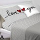 COMPLETO LENZUOLA COTONE 5 COMBINAZIONI HAPPY QUADRIFOGLIO