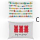 COMPLETO LENZUOLA COTONE 5 COMBINAZIONI HAPPY QUADRIFOGLIO C