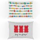 COPPIA FEDERE CUSCINO HAPPY C ORSETTO QUADRIFOGLIO