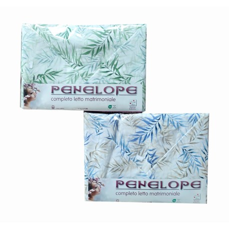 COMPLETO LENZUOLA MATRIMONIALE COTONE PENELOPE 506 LOVELY HOME
