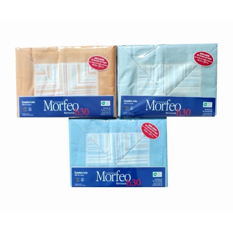 COMPLETO LENZUOLA MATRIMONIALE COTONE MORFEO K2089 CENTROTEX