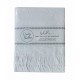 COMPLETO LENZUOLA MATRIMONIALE COTONE TINTA UNITA ROUCHES ISABELLE GITIESSE