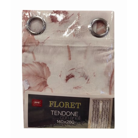 PANNELLO TENDA 140X280CM STAMPATA FLORET GITIESSE