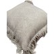 CUSCINO ARREDO IMBOTTITO 45X45CM LINO FRANGE GEOMETRICO PEZZOLI