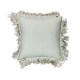 CUSCINO ARREDO IMBOTTITO 45X45CM LINO FRANGE GEOMETRICO PEZZOLI