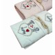 SET SPUGNA RICAMATO ASCIUGAMANO + OSPITE I LOVE MAMY PEZZOLI