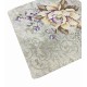 FEDERA CUSCINO ARREDO 45X45CM GOBELIN FIORI CREMA LILLA ARABESQUE PEZZOLI