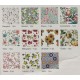 ASSORTITO 12 PEZZI DA 6 E 12 POSTI TOVAGLIA IN PLASTICA PVC STAMPATE REVERSIBILI FUNITY LINEA ORO