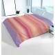 COPRILETTO COTONE PIQUET DEGRADE QUADRIFOGLIO ROSA