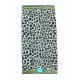 TELO MARE 90X160CM SPUGNA JACQUARD ENJOY LEOPARDATO GRECA HOME SWEET HOME