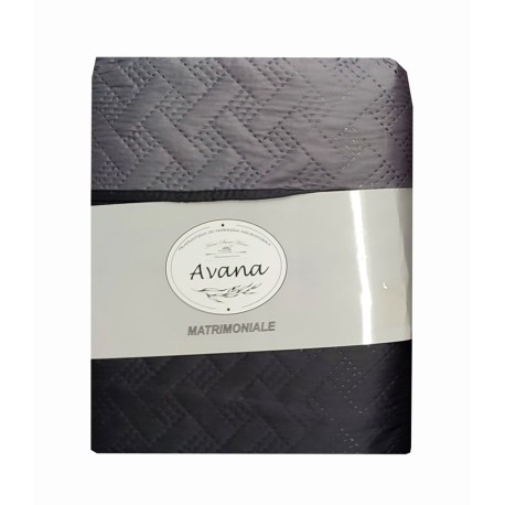 TRAPUNTINO MICROFIBRA TERMOSALDATO BICOLORE AVANA HOME SWEET HOME