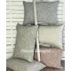 CUSCINO ARREDO IMBOTTITO RETTANGOLARE 60X40CM JACQUARD TAIGA LISO PEZZOLI
