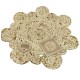 CONFEZIONE 6 PEZZI SOTTOPIATTO JUTA 36CM JANIS FIORE GITIESSE