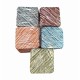 CONFEZIONE 6 PEZZI CUSCINI JACQUARD PER SEDIE ALETTE RIGHE TG
