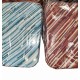 CONFEZIONE 6 PEZZI CUSCINI JACQUARD PER SEDIE ALETTE RIGHE TG