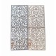 TAPPETO BAGNO SPUGNA 60X150CM ANTISCIVOLO ARABESQUE LOVELY SHABBY GITIESSE