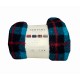 PLAID PILE STAMPATO NEW PORT EASY HOME BLU