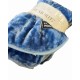 PLAID PILE PELLICCIA MATRIMONIALE TINTA UNITA ST. MORITZ EASY HOME BLU