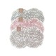 ASSORTITO 6 PEZZI TAPPETO BAGNO SPUGNA 50X80CM ANTISCIVOLO LUST LOVELY SHABBY GITIESSE