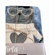 PLAID PILE RICAMATO 130X160CM MIRTA GRIGIO SGHOME