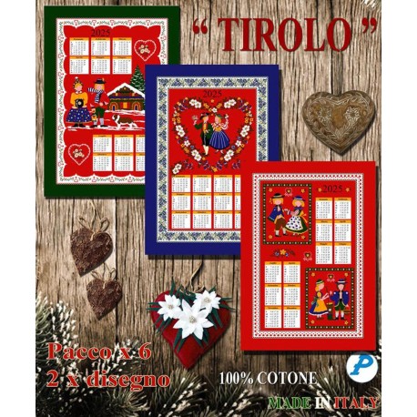 STROFINACCI CALENDARIO COTONE CONF. 6 PEZZI SPECIALE NATALE UOMO DONNA PEZZOLI