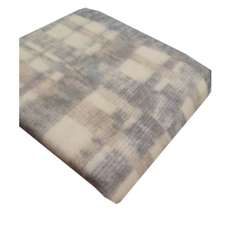 COPERTA MISTO LANA MATRIMONIALE INTRECCI TBE