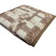 COPERTA MISTO LANA MATRIMONIALE INTRECCI TBE