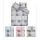 ASSORTITO 4 PEZZI COMPLETO LENZUOLA COTONE MATRIMONIALE DELICATO GALLES HOME SWEET HOME