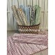 ASSORTITO 5 PEZZI TAPPETO BAGNO ANTISCIVOLO 50X80CM E 55X110CM SWING LOVELY SHABBY GITIESSE