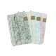 ASSORTITO 4 PEZZI TAPPETO BAGNO SPUGNA ANTISCIVOLO GOMMATO 50X80CM NUVOLA LOVELY SHABBY GITIESSE