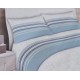 COMPLETO LENZUOLA COTONE MATRIMONIALE RIGATO TOPCASA NIDO HOME