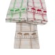 6 CONFEZIONI STROFINACCI 3 PEZZI 50X70CM COTONE FOGLIE MISTER CHEF HOME SWEET HOME