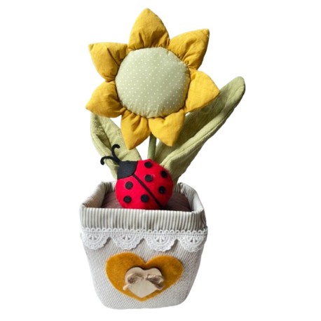 FERMAPORTA IN STOFFA GIRASOLE PEZZOLI