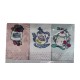 3 PEZZI STROFINACCI SPUGNA COTONE RICAMATO BREAKFAST COFFE VINGI