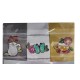 3 PEZZI STROFINACCI SPUGNA COTONE RICAMATO SUSY FARFALLA VINGI